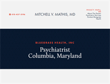Tablet Screenshot of drmitchellmathis.com